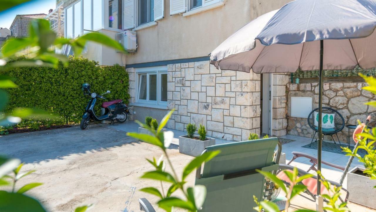 Brand New Studio With Terrace & Parking Дубровник Экстерьер фото
