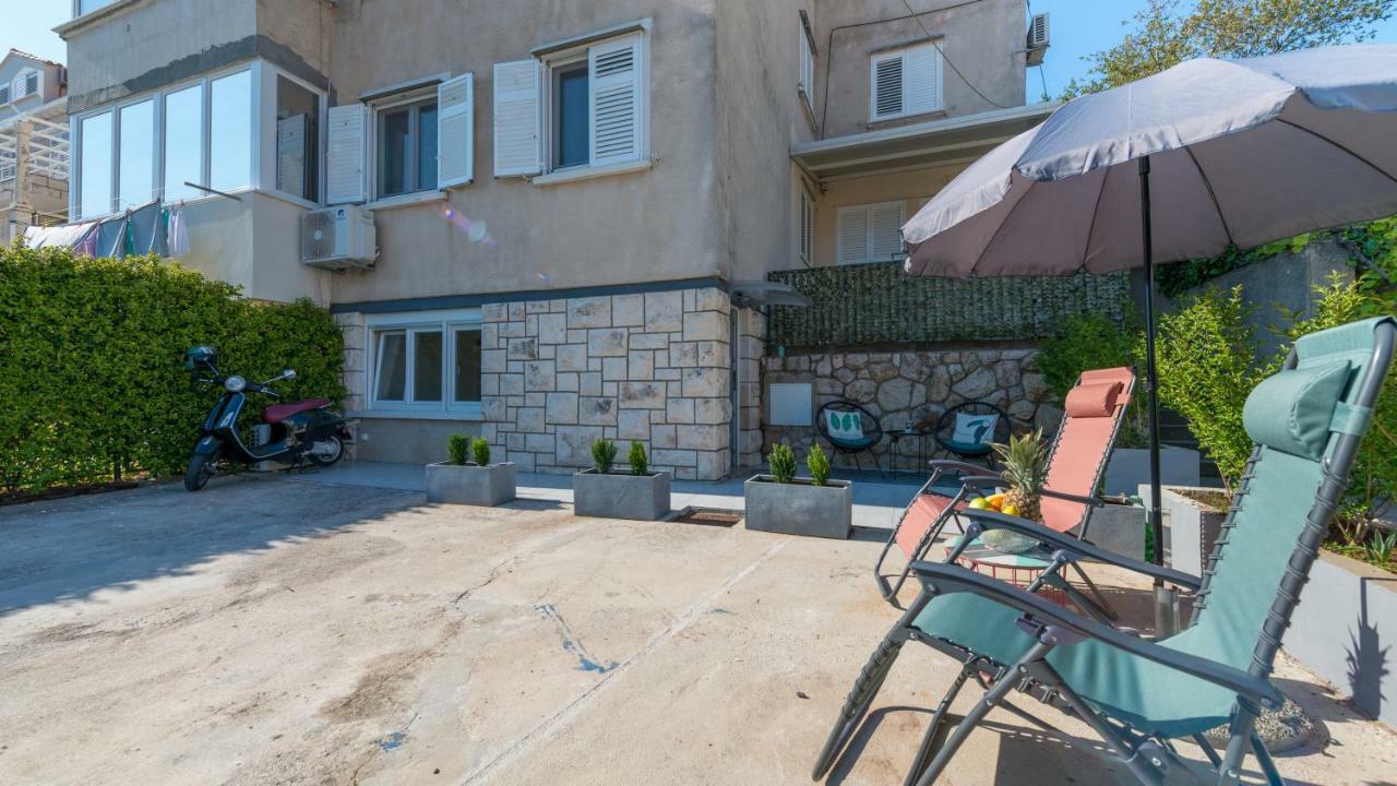 Brand New Studio With Terrace & Parking Дубровник Экстерьер фото